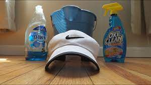 Can you use bleach to clean a white hat? How To Get Deep Stains Out Of Your Favorite Hat Youtube
