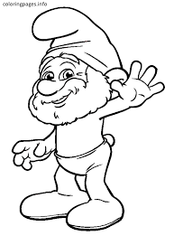 Papa Smurf Coloring Pages Coloring Pages Colouring Pages Free Coloring Pages