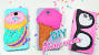 Mobile Cover Decoration With Glitter
