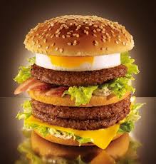 Mcdonald S Mega Tamago A Mcdonald S Big Mac With Egg And Bacon Fast Food Items Juicing For Health Nutrition