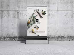 Free Concrete Environment Display Poster Mockup Psd Poster Mockup Free Poster Mockup Poster Mockup Psd
