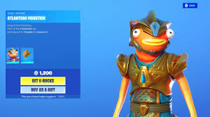 At the beginning of season 8, fishstick was given a selectable style to match the pirate theme of season 8. New Encrypted Atlantean Fishstick Skin Item Shop Fortnite Battle Royale Youtube