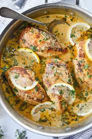 Creamy Lemon Chicken With Spinach L Simplyscratch Com Chicken Lemon Spinach Easy Ch Lemon Chicken Recipe Creamy Lemon Chicken Healthy Lemon Chicken Recipe