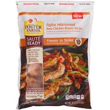 Foster farms® has been our chicken of choice for decades so when they asked me to create a recipe utilizing one of their new chicken options i immediately said yes! Foster Farms Saute Ready Fajita Marinated Raw Chicken Breast Strips 28 Oz Walmart Com Walmart Com