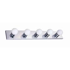 Makeup vanity lights home depot. Design House 30 In 5 Light Polished Chrome Vanity Light Fixture 509653 At The Home Depot Polished Chrome Vanity Lighting Vanity Light Fixtures