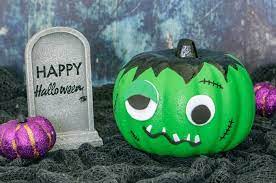 .frankenstein pumpkin face carving pattern template free download for this coming happy halloween 2016 in the month of october.here i am sharing wonderful collection of frankenstein jack o lantern. Frankenstein Pumpkin No Carve Halloween Craft Fun Money Mom