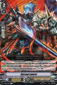 Cursed Lancer In 2020 Comic Book Cover Cardfight Vanguard Card Games
