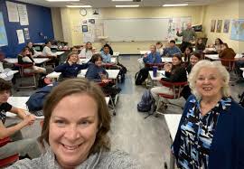 This 1944 East Leyden graduate (and 24 yr employee), got a personal tour of  her alma mater in January. This tour was documented, as Leyden prepares to  celebrate its 100th year anniversary!