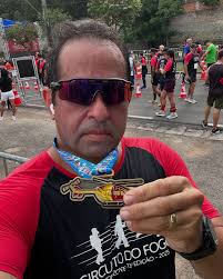 Circuito do Fogo.A primeira de muitas de 2025. Morri mas passo bem.  #circuitodofogo #aguiasrunners #aguiasrunnersbh