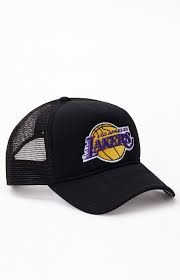 Los angeles lakers nba hat script yellow flat bill snapback cap one new adidas. New Era Los Angeles Laker Snapback Trucker Hat Pacsun