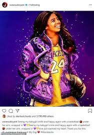 Vanessa Bryant Posts Fan Art Of Tragic Gigi Kobe Bryant Daughters Vanessa Bryant Kobe