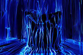 We All Become Human Light Painting Light Art Painting