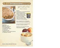 Apple Crumble Using Quaker Oats Food Apple Butter Recipes
