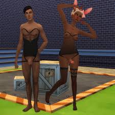 Cutout Bodysuit - Downloads - The Sims 4 - LoversLab