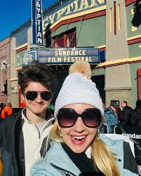 Baby & Mom's first Sundance! 🎥 🍿 Gable got to ditch school to do what he  loves most: see movies, movies, movies! Our family is beyond thrilled for  the premiere of “Come