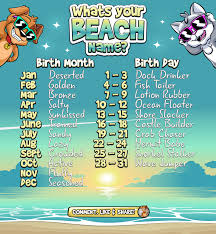 Bingo Abradoodle Bingo Games Free To Play What S Your Beach Name Bingo Bingo Games Names