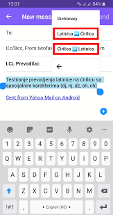 Prevodioc tekstova u oba smera! Latinica Cirilica Lcl Prevodilac For Android Apk Download