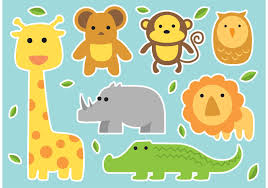 Baby Vector Animals Animals For Kids Kids Art Prints Animal Pictures For Kids
