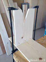 Making a rustic bench is a lot easier than it looks. Simple Diy Rustic Bench Addicted 2 Diy