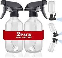 AMORIX Plastic Spray Bottles 2 Pack 360° Water Spray Bottle for Cleaning 10  oz/300 ml Upside Down Spray Bottle Small Mister Squirt Bottle with ...
