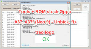 Tools Rom Stock Oppo A37 A37f A37fw Neo 9 Unbick Fix Treo Logo