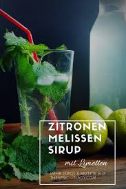 Zitronenmelissen Sirup Mit Limetten The Apricot Lady Rezept Zitronenmelisse Zitronenmelissensirup Zitronenmelisse Rezepte