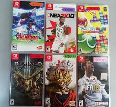Digital games are purchased through the nintendo eshop and stored either in the switch's internal 32gb of storage or on a microsdxc card. Juegos Nintendo Switch Usados Dokanmarketplace Facebook