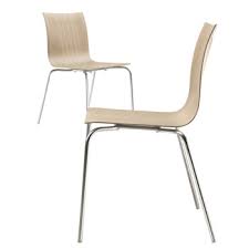 Including 19% vat., including shipping (dhl). Lapalma Thin S16 Stuhl Stapelbar Eiche Gebleicht Weiss Nussbaum Schwarz