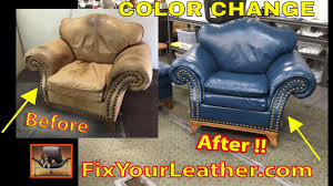 Leather Color Change Video Fixyourleather Com
