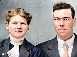 A great photo of 4 dapper young men. No date, but in a collection of photos  from West Decatur. Post card