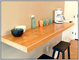 Wall Mounted Table Diy Attractive Wall Mounted Desk Ideas Wall Mount Table Wall Mounted Desks Kitch Kitchen Island Against Wall Diy Kitchen Table Bar Table Diy