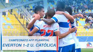 Everton solo ha ganado uno de los últimos cinco. Goles Everton 1 2 Universidad Catolica Campeonato Afp Planvital Youtube