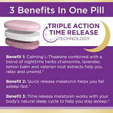Nature S Bounty Sleep3 Melatonin Sleep Aid Tri Layered Tablets 10 Mg 30 Ct Walmart Com Walmart Com