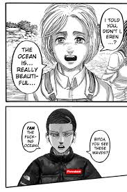 On The Other Side Of The Wall There S The Ocean And On The Other Side Of The Ocean There S The Drip Titanfolk Эрен йегер / eren yeager. on the other side of the wall there s