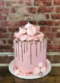 Rose Gold Drip Cake 18th Birthday Cake For Girls Birthday Cake Decorating 15th Birthday Cakes