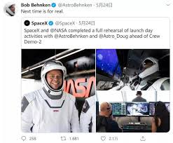 SpaceX載人龍飛船發射，未來會更好就是航天文明的意義_手機新浪網