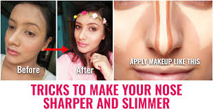 Its a technique that was popularized by celebrity makeup artists but with the right. 7 Steps To Making Your Nose Look Sharper And Slimmer