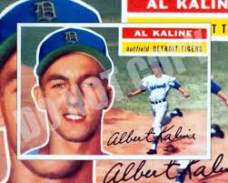 Al Kaline Detroit Tigers Baseball Trading Card Collage Art 8x10 Photo