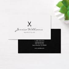 54 catchy hair salon advertising slogans that will help your business grow. Hair Stylist Handwritten Simple Black And White Business Card Zazzle Com Hairstylist Business Cards White Business Card Stylist Business Cards