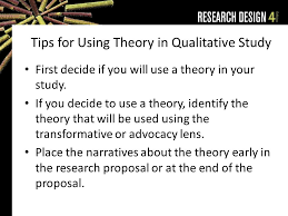 Qualitative research helps social and educational scientists and researchers to explore and describe a formulate a research question. Chapter Three The Use Of Theory Ppt Video Online Download