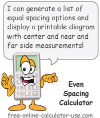 How to calculate even deck baluster spacing · measure the length of the space between the end supports of the balustrade. Even Spacing Calculator Balusters Spindles Shelves Slats Etc