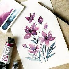 Brush is a beste fountain brush, by creative mark. Immagine Scoperto Da Miss Mikaela Scopri E Salva Immagini E Video Anche Tu Su We Floral Painting Watercolor Flowers Paintings Watercolor Paintings Easy