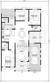 Home Design Plan 12x20m With 3 Bedrooms Home Ideas Bungalow Floor Plans One Storey House Home Design Floor Plans