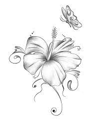 Wunderschöne tattoovorlagen blumen schmetterlinge kostenlos 25. Hibiscus Tattoo Vorlage Best Tattoo Ideas