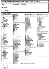 Mental Status Exam Primary Care Network