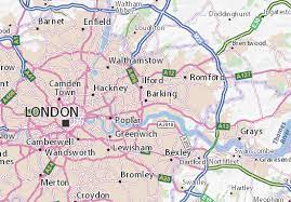 The london borough of barking and dagenham (pronunciation ) is a london borough in east london. Michelin Landkarte Barking Stadtplan Barking Viamichelin