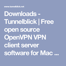 Downloads Tunnelblick Free Open Source Openvpn Vpn Client Server Software For Mac Os X And Macos Open Source Free Opening Software