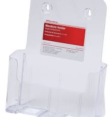 Acrylic brochure displays are great for saving room on the floor and tables. Office Depot Archives Complete Supplies