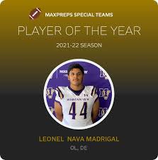 Leonel Nava Madrigal's Mountain View High School Career Home