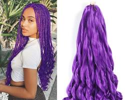 Image de Loose Purple Curly Hair
